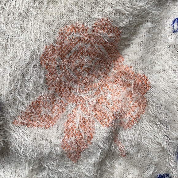 La Fee Verte Feathered Rose Anthropologie Sweater - Picture 5 of 7